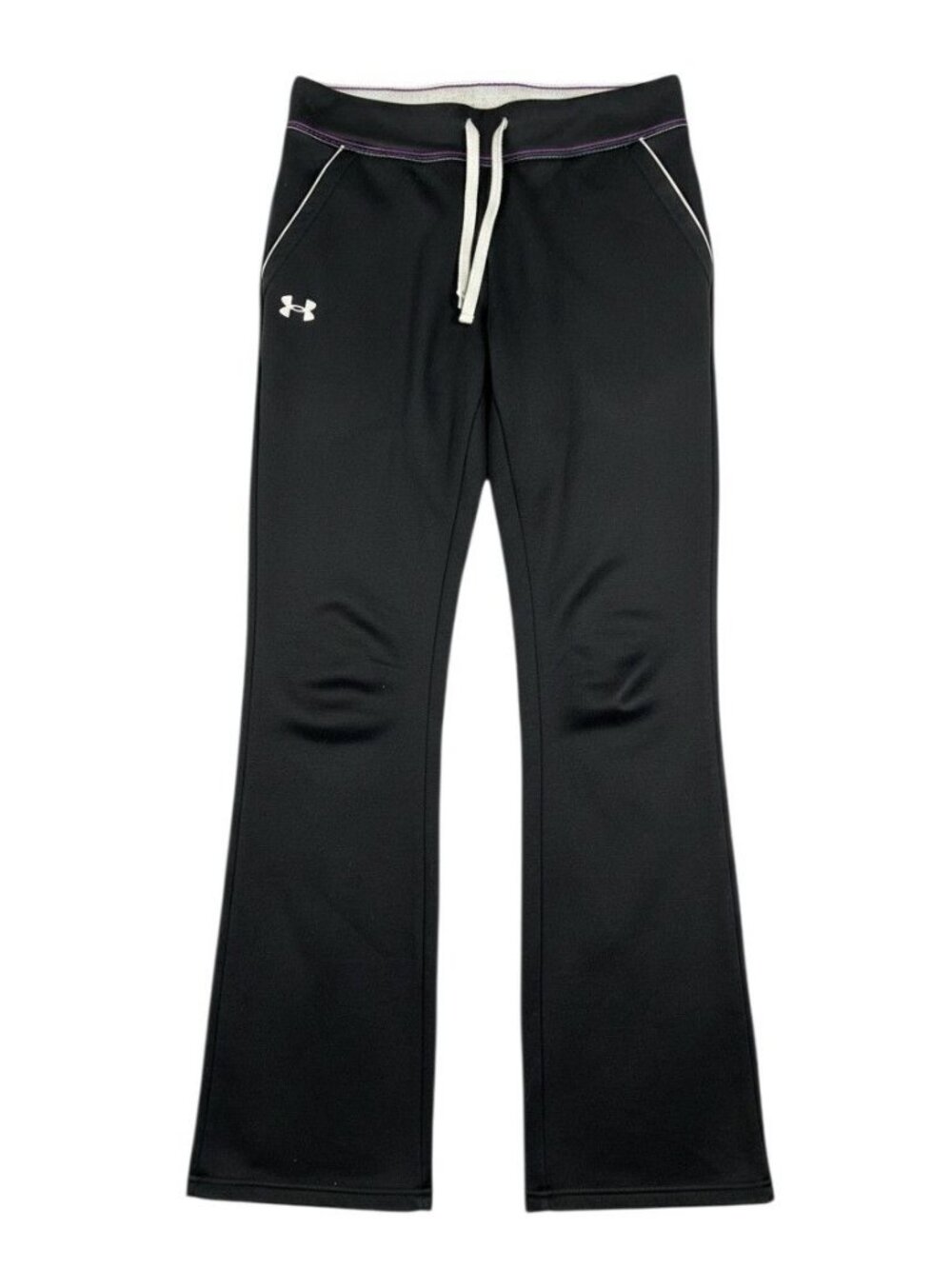 Under Armour Womens Black Semi-Fitted Athletic Pants Size M
